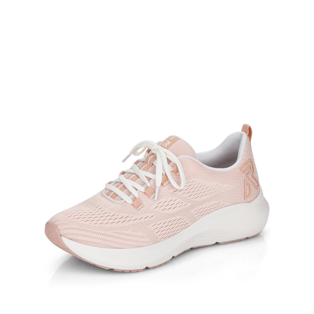 Rieker EVOLUTION Women's shoes | Style 42103 Athletic Lace-up - Pink