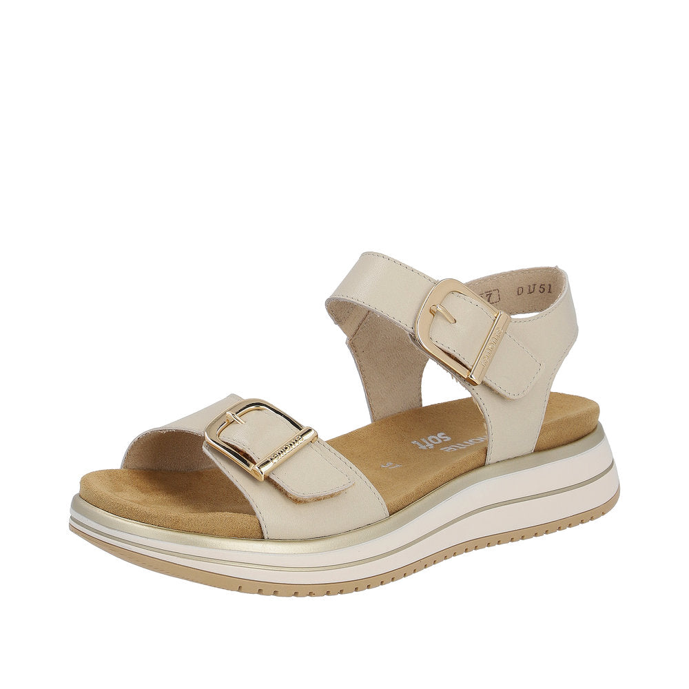 Remonte Women's sandals | Style D1J51 Casual Sandal - White