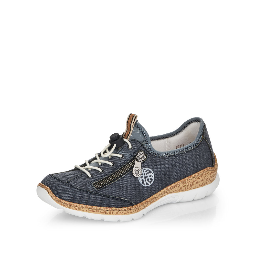 Rieker Women's shoes | Style N4263 Athletic Slip-on - Blue