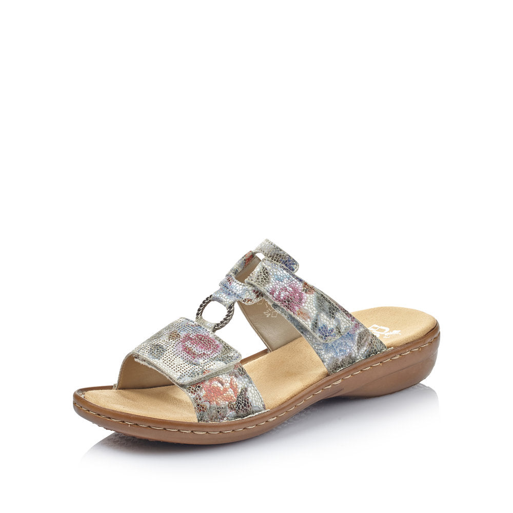 Rieker Women's sandals | Style 60885 Casual Mule - Multi