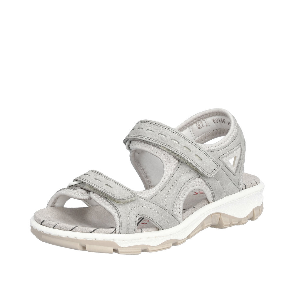 Rieker Women's sandals | Style 68866 Athletic Trekking - Grey