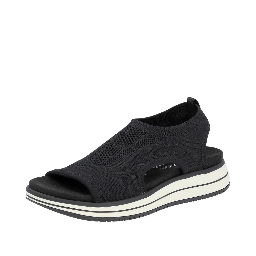 Remonte Women's sandals | Style D1J52 Athletic Sandal - Black