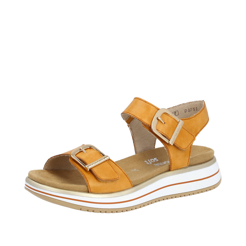 Remonte Women's sandals | Style D1J51 Casual Sandal - Orange