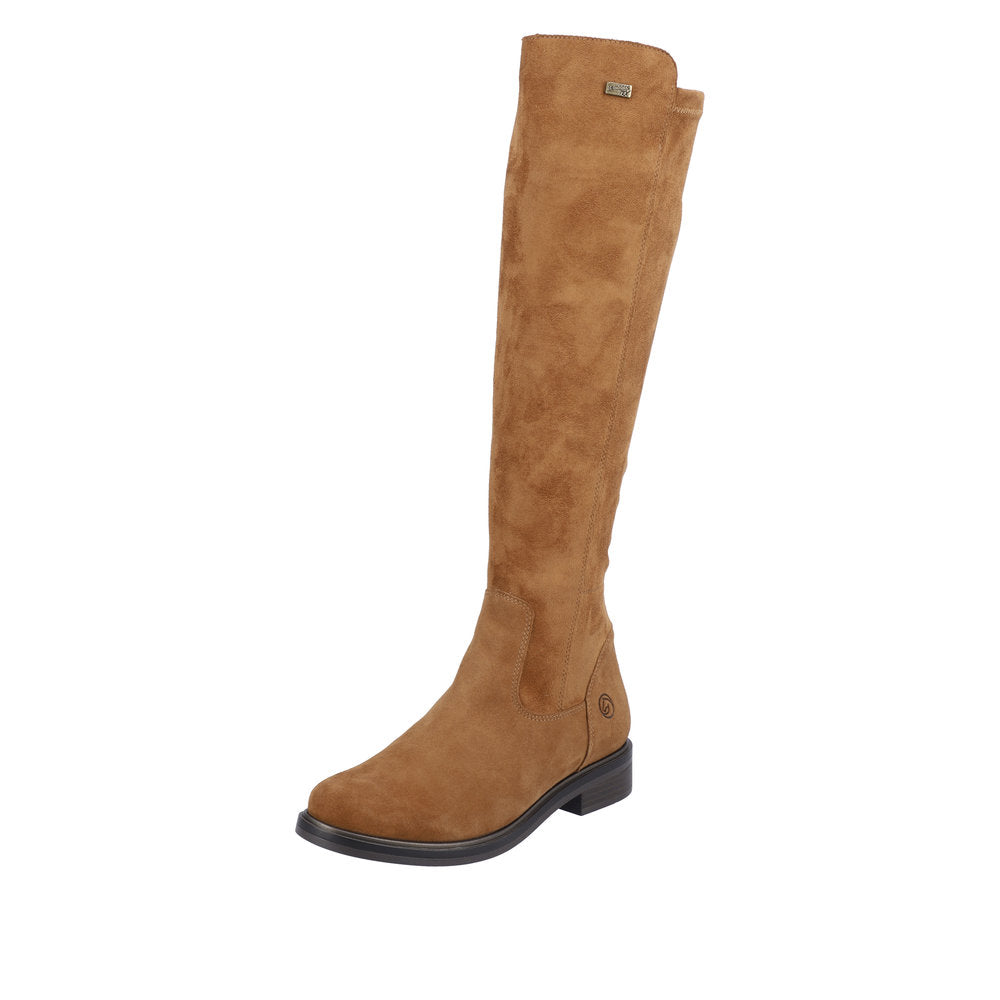 Remonte Suede Leather Women's' Tall Boots| D8387 Tall Boots - Brown
