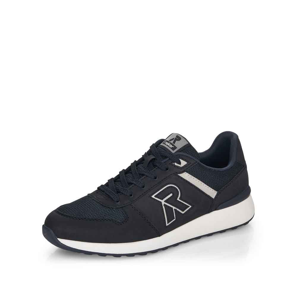 Rieker EVOLUTION Men's shoes | Style 07601 Athletic Lace-up - Blue