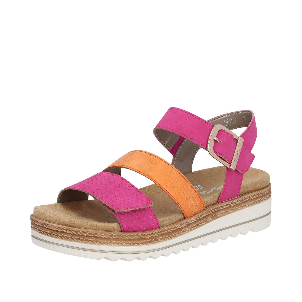 Remonte Women's sandals | Style D0Q55 Casual Sandal - Pink