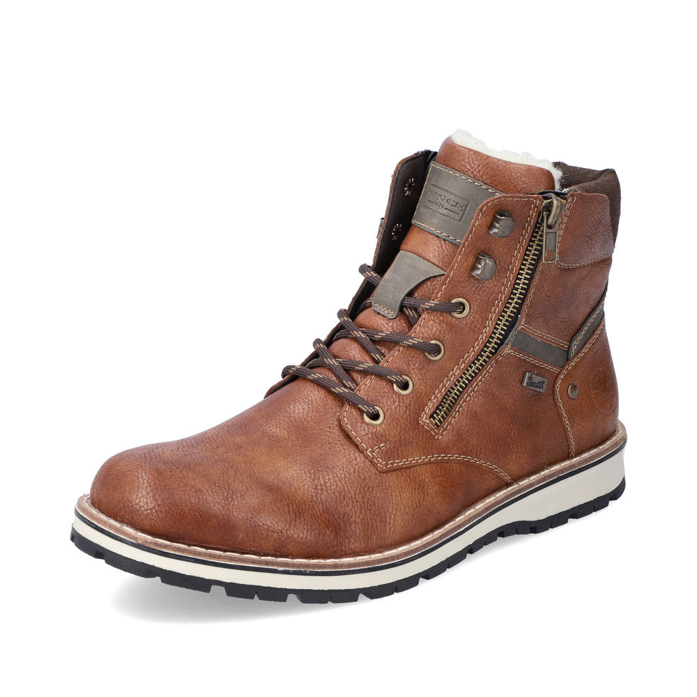 Rieker Synthetic Material Men's Boots| 38425-54 Ankle Boots - Brown