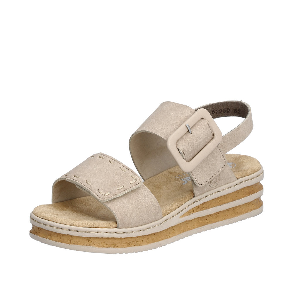 Rieker Women's sandals | Style 62950 Casual Sandal - Beige