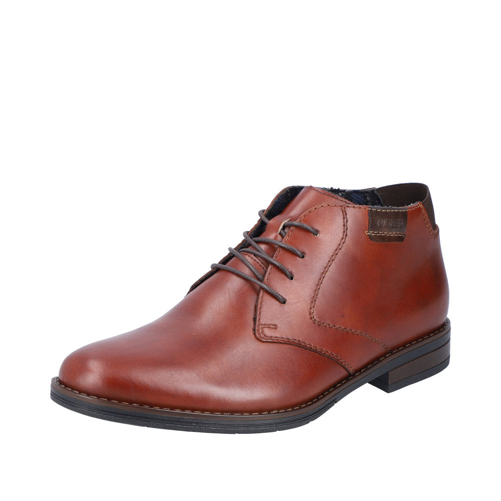 Rieker Leather Men's Boots| 10301 Ankle Boots - Red