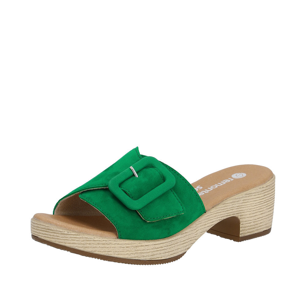 Remonte Women's sandals | Style D0N56 Dress Mule - Green
