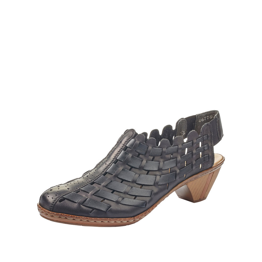 Rieker Women's shoes | Style 46778 Dress Sling-back - Black
