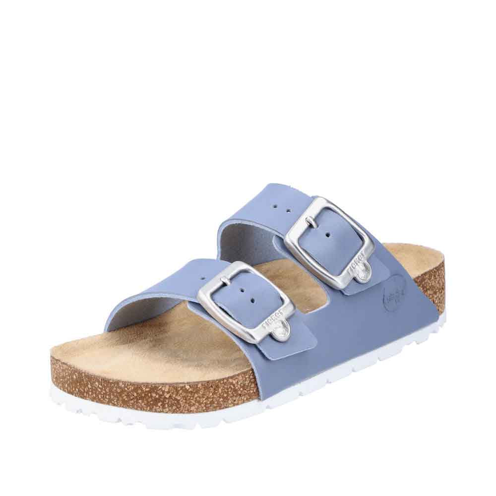 Rieker Women's sandals | Style 69384 Casual Mule - Blue