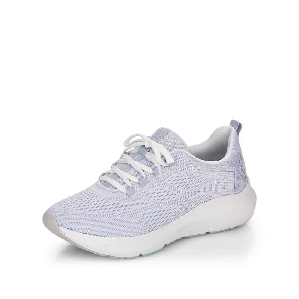 Rieker EVOLUTION Women's shoes | Style 42103 Athletic Lace-up - White