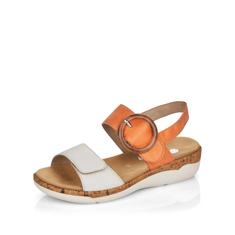 Remonte Women's sandals | Style R6853 Casual Sandal - Orange