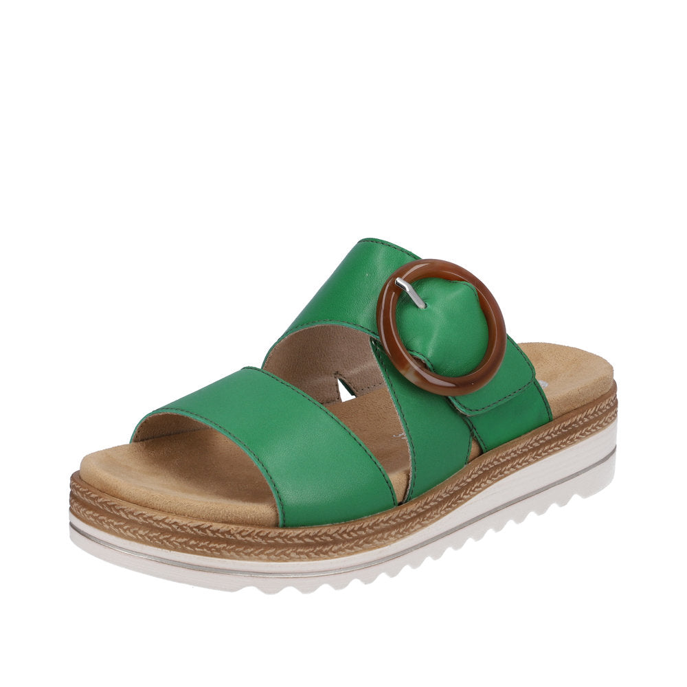 Remonte Women's sandals | Style D0Q51 Casual Mule - Green