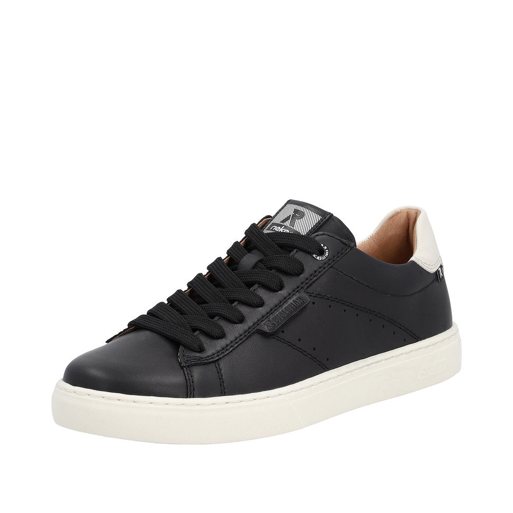 Rieker EVOLUTION Men's shoes | Style U0704 Athletic Lace-up - Black