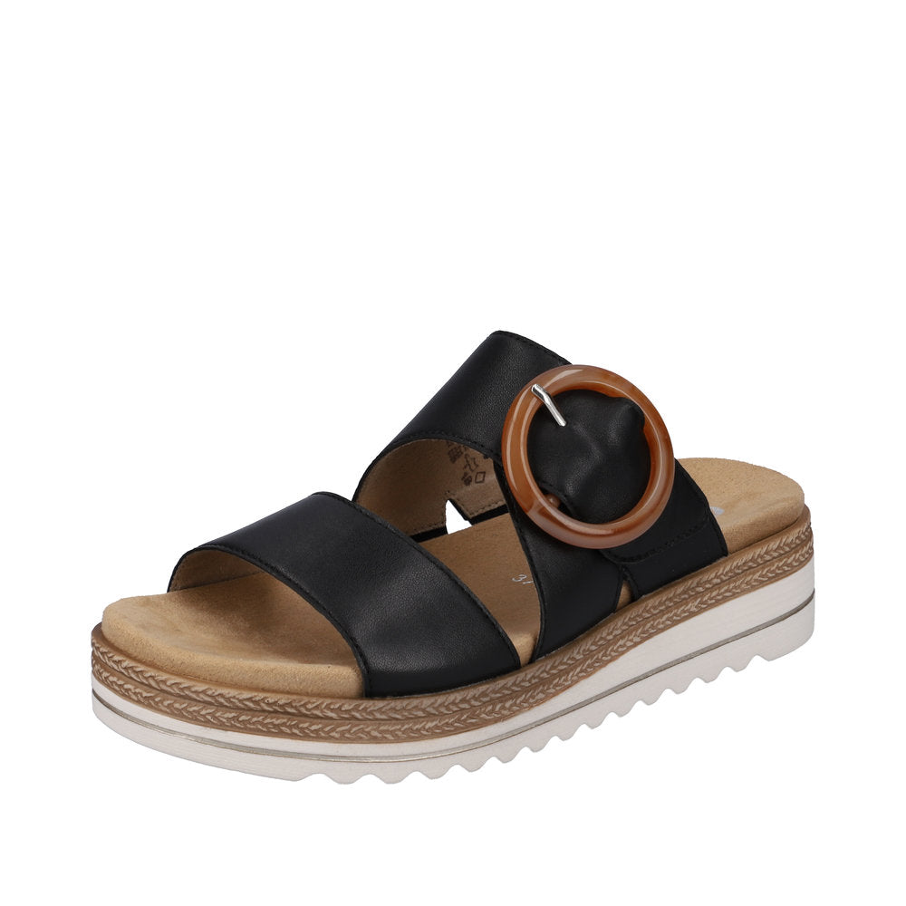 Remonte Women's sandals | Style D0Q51 Casual Mule - Black