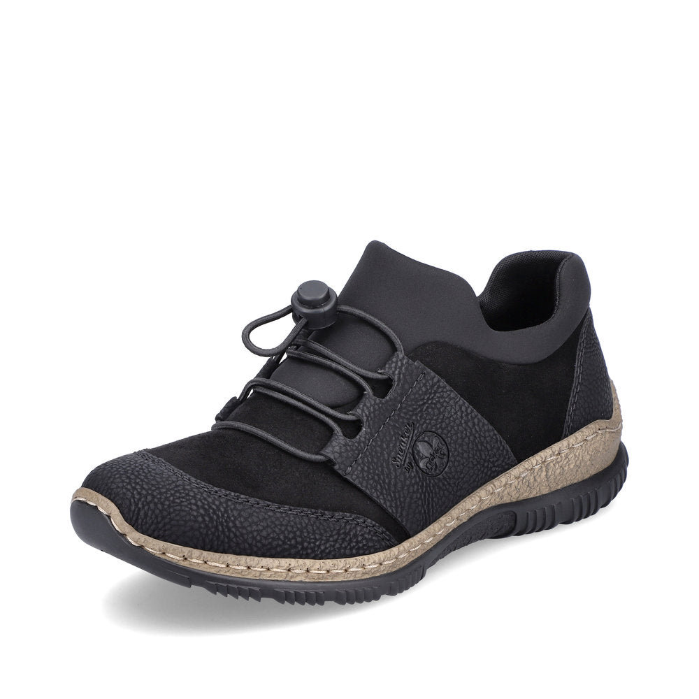 Rieker Textile Women's shoes| N32X8 - Black