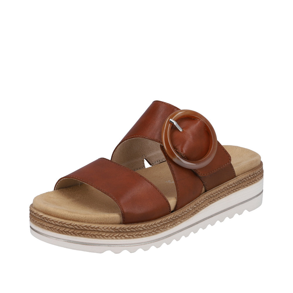 Remonte Women's sandals | Style D0Q51 Casual Mule - Brown