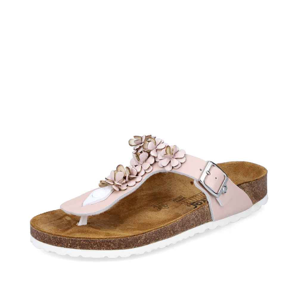 Rieker Women's sandals | Style V8392 Casual Flip Flop - Pink