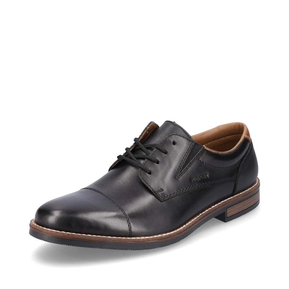 Rieker Men's shoes | Style 13506 Dress Lace-up - Black