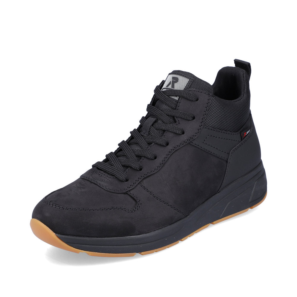 Rieker EVOLUTION Suede leather Men's boots| 07060 Ankle Boots - Black