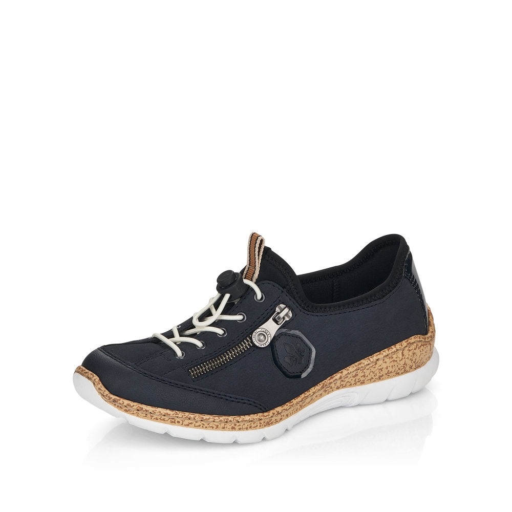 Rieker Women's shoes | Style N4263 Athletic Slip-on - Navy