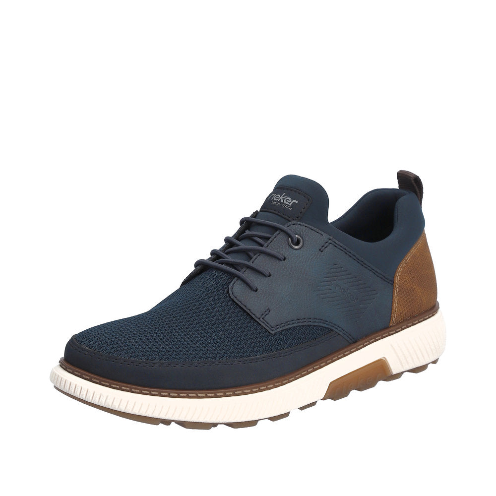 Rieker Men's shoes | Style B3354 Athletic Slip-on - Blue