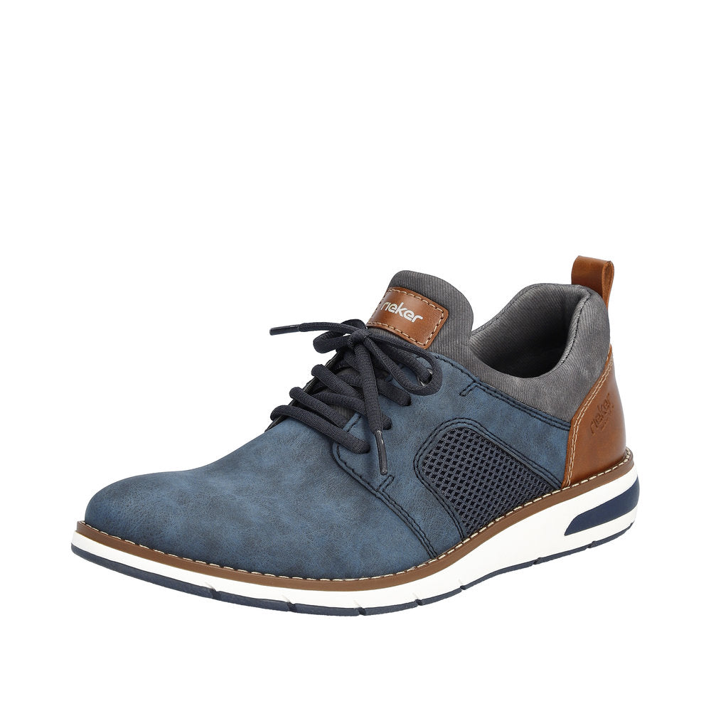 Rieker Men's shoes | Style 11351 Casual Slip-on - Blue
