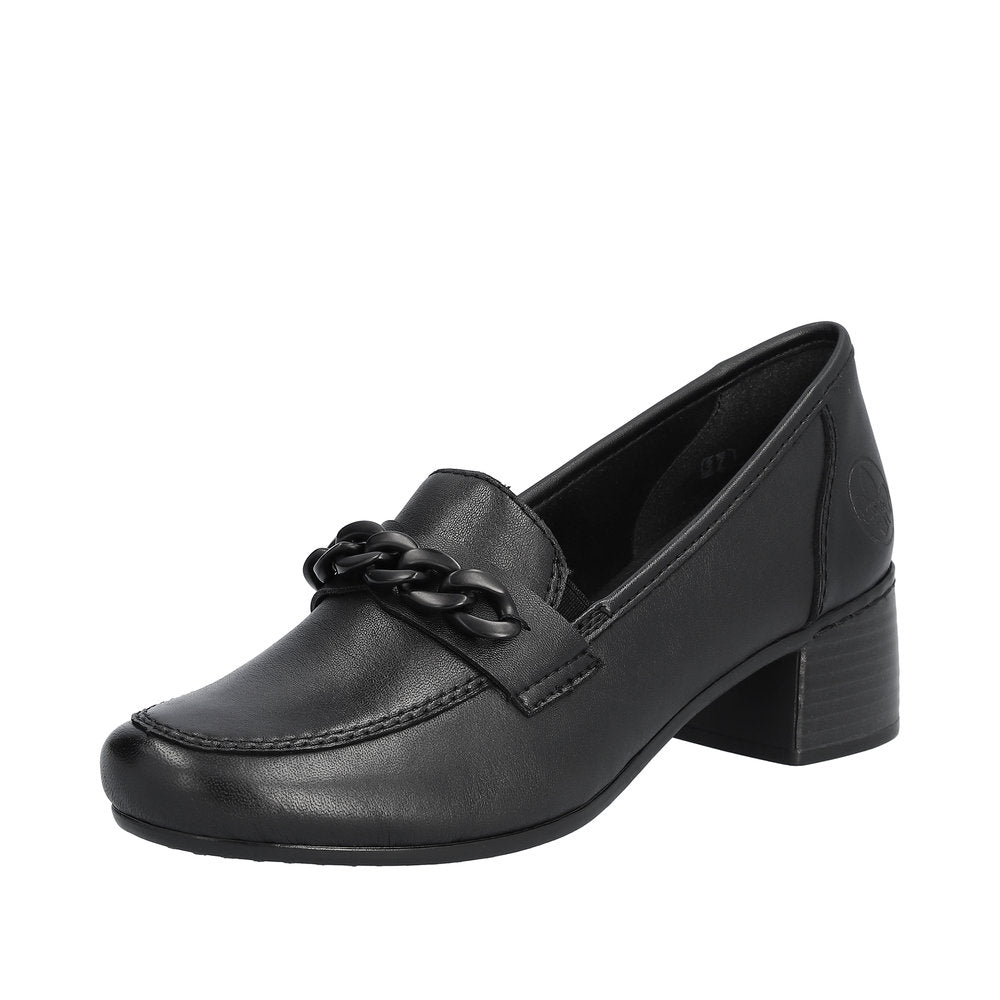 Rieker Women's shoes | Style 41660 Dress Slip-on - Black