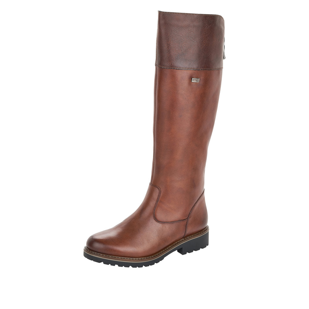 Remonte Leather Women's' Tall Boots| R6581 Tall Boots - Brown