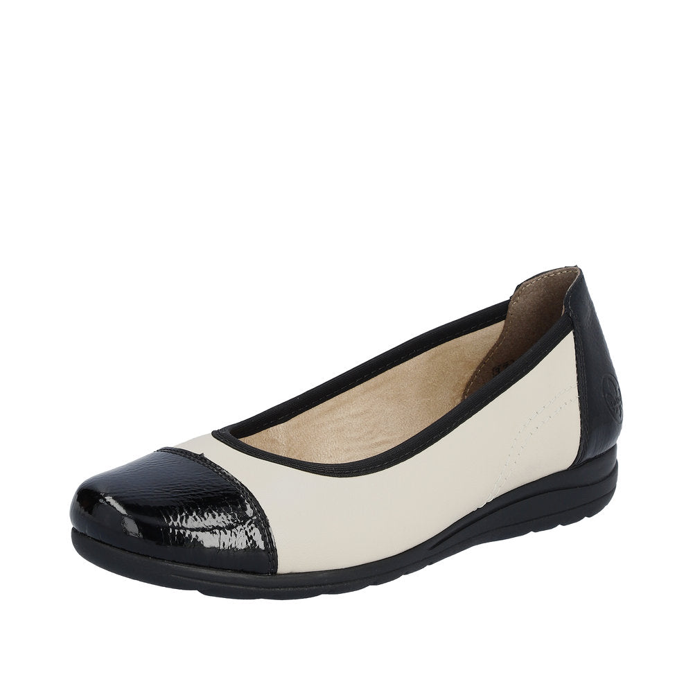 Rieker Women's shoes | Style L9351 Dress Ballerina - Black