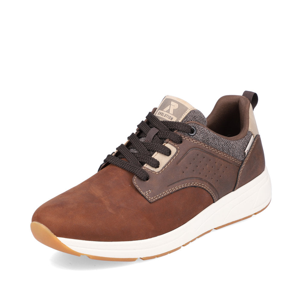 Rieker EVOLUTION Synthetic leather Men's shoes| 07005 - Brown