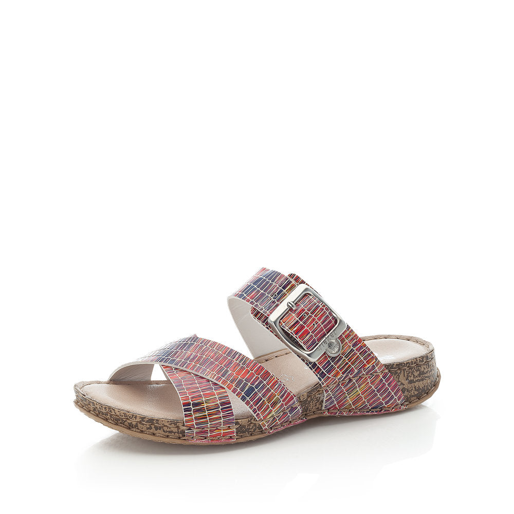 Rieker Women's sandals | Style 61198 Casual Mule - Multi
