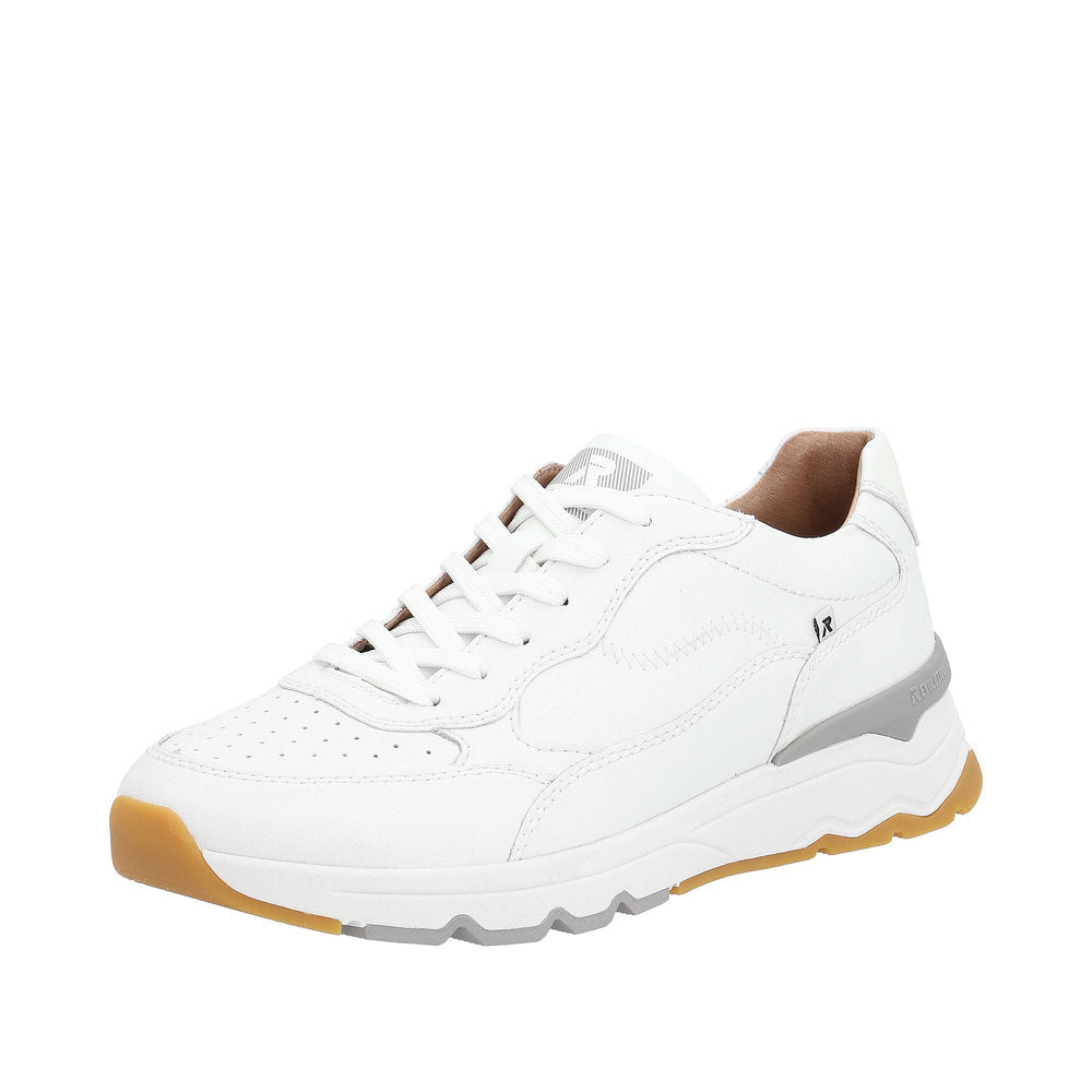Rieker EVOLUTION Men's shoes | Style U0901 Athletic Lace-up - White