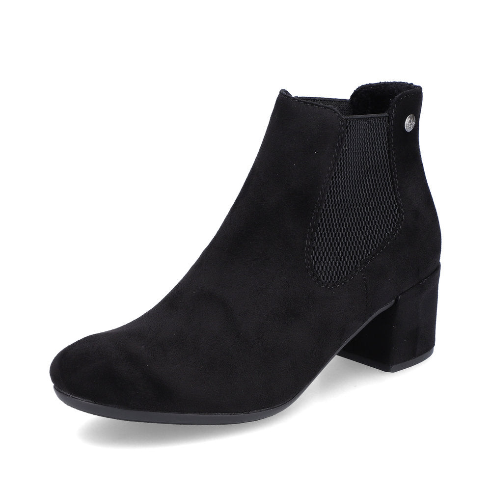 Rieker Textile Women's short boots| 70284 Ankle Boots - Black