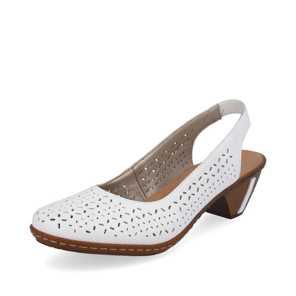 Rieker Women's sandals | Style 46752 Dress Sling-back - White