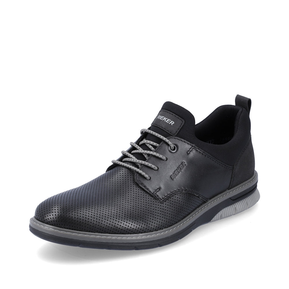 Rieker Men's shoes | Style 14450 Dress Slip-on - Black
