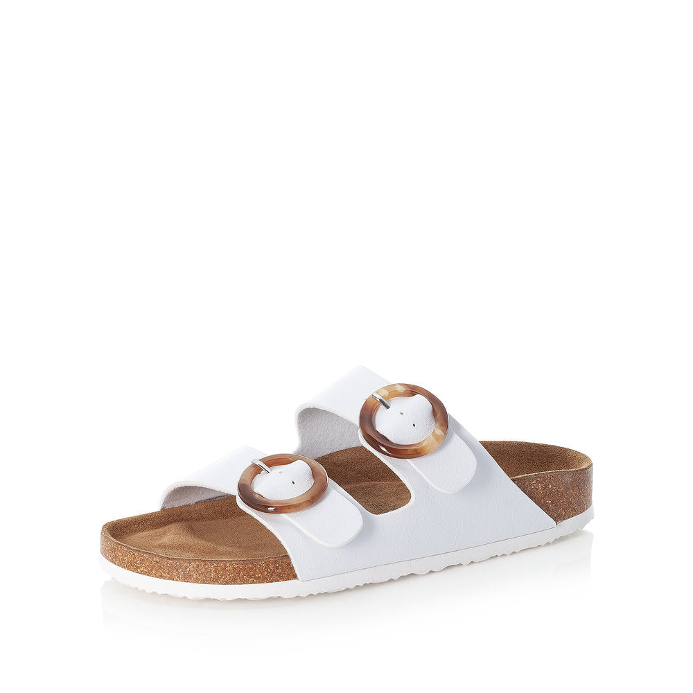 Rieker Women's sandals | Style V9370 Casual Mule - White