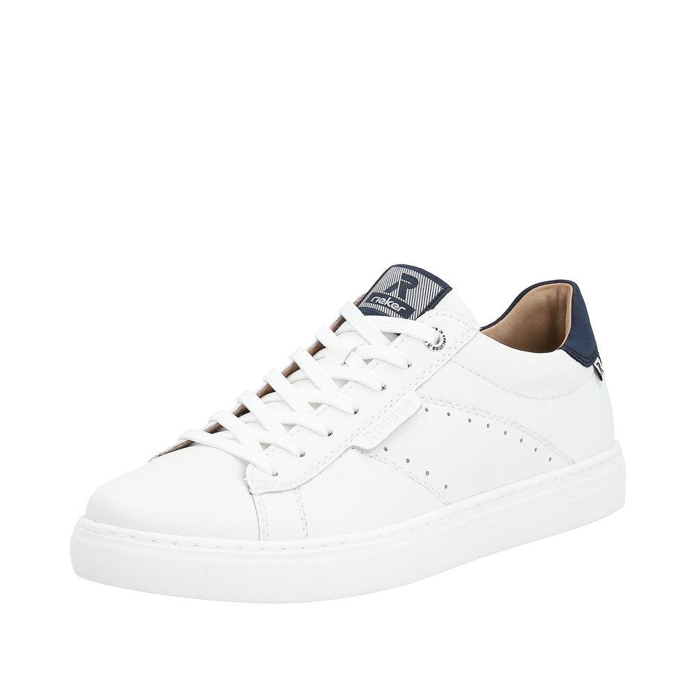Rieker EVOLUTION Men's shoes | Style U0704 Athletic Lace-up - White