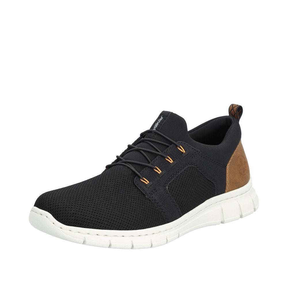 Rieker Men's shoes | Style B7796 Athletic Slip-on - Black
