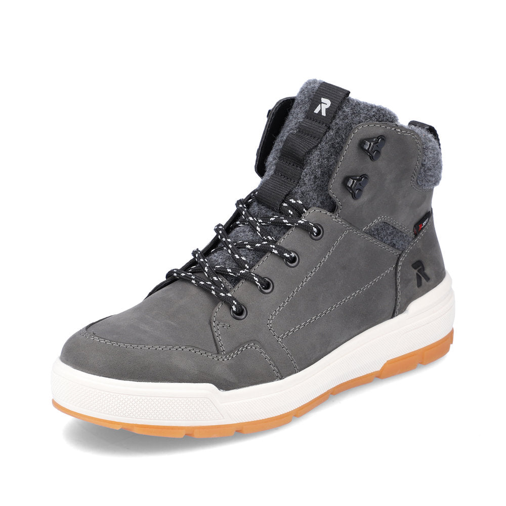 Rieker EVOLUTION Suede leather Men's boots| U0070 Ankle Boots - Grey