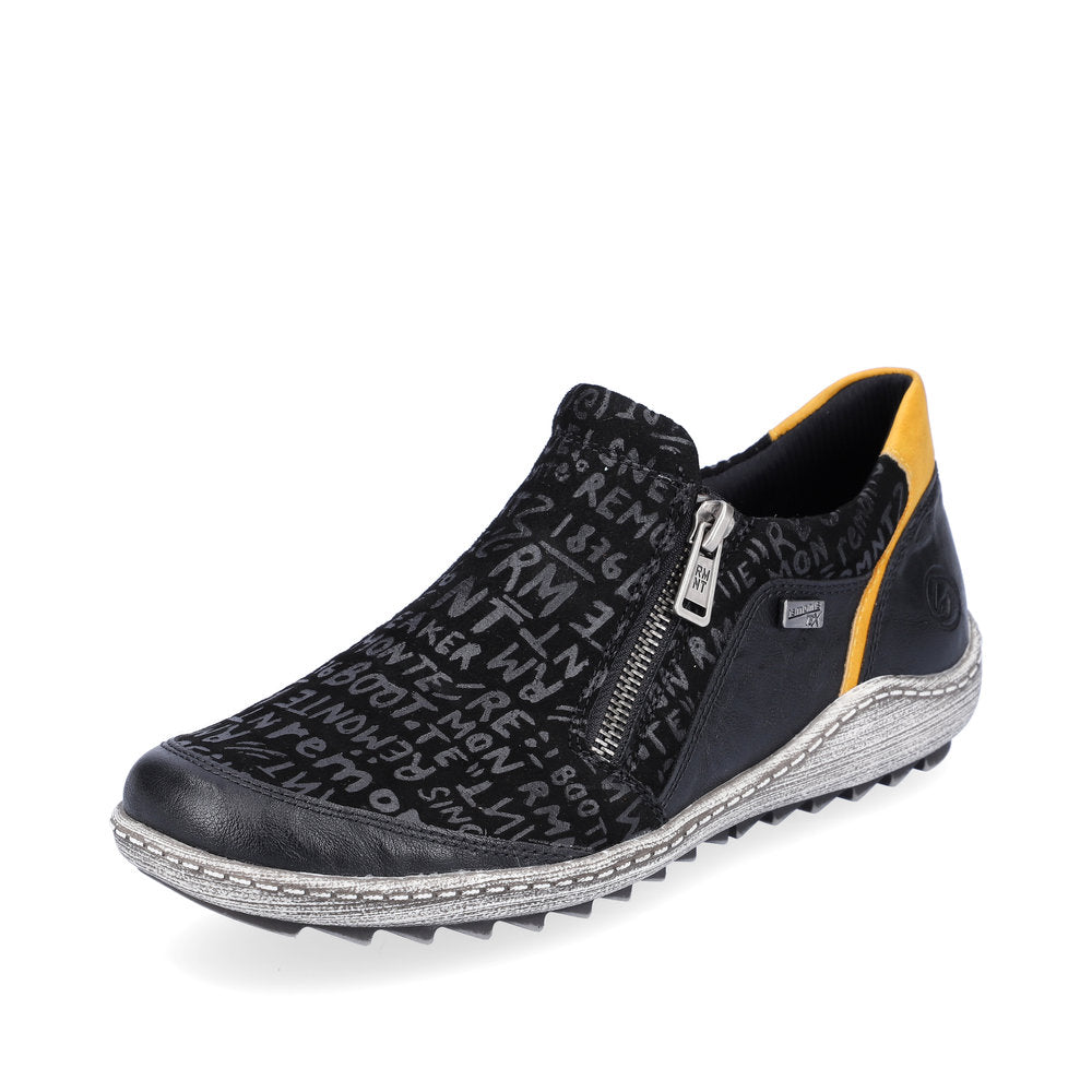 Remonte Women's shoes | Style R1428 Casual Zipper - Black Combination