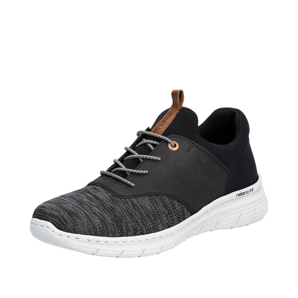 Rieker Men's shoes | Style 13150 Athletic Slip-on - Black