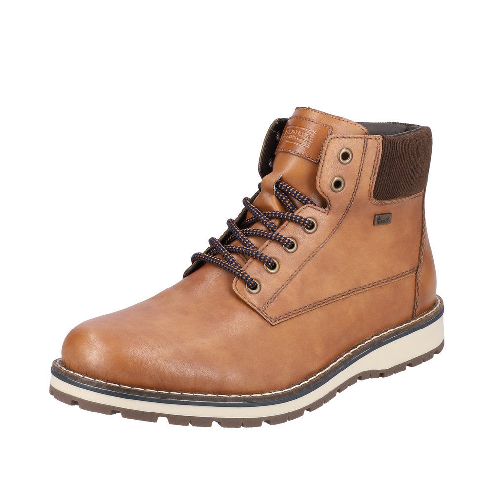 Rieker Leather Men's Boots| 38405 Ankle Boots - Brown