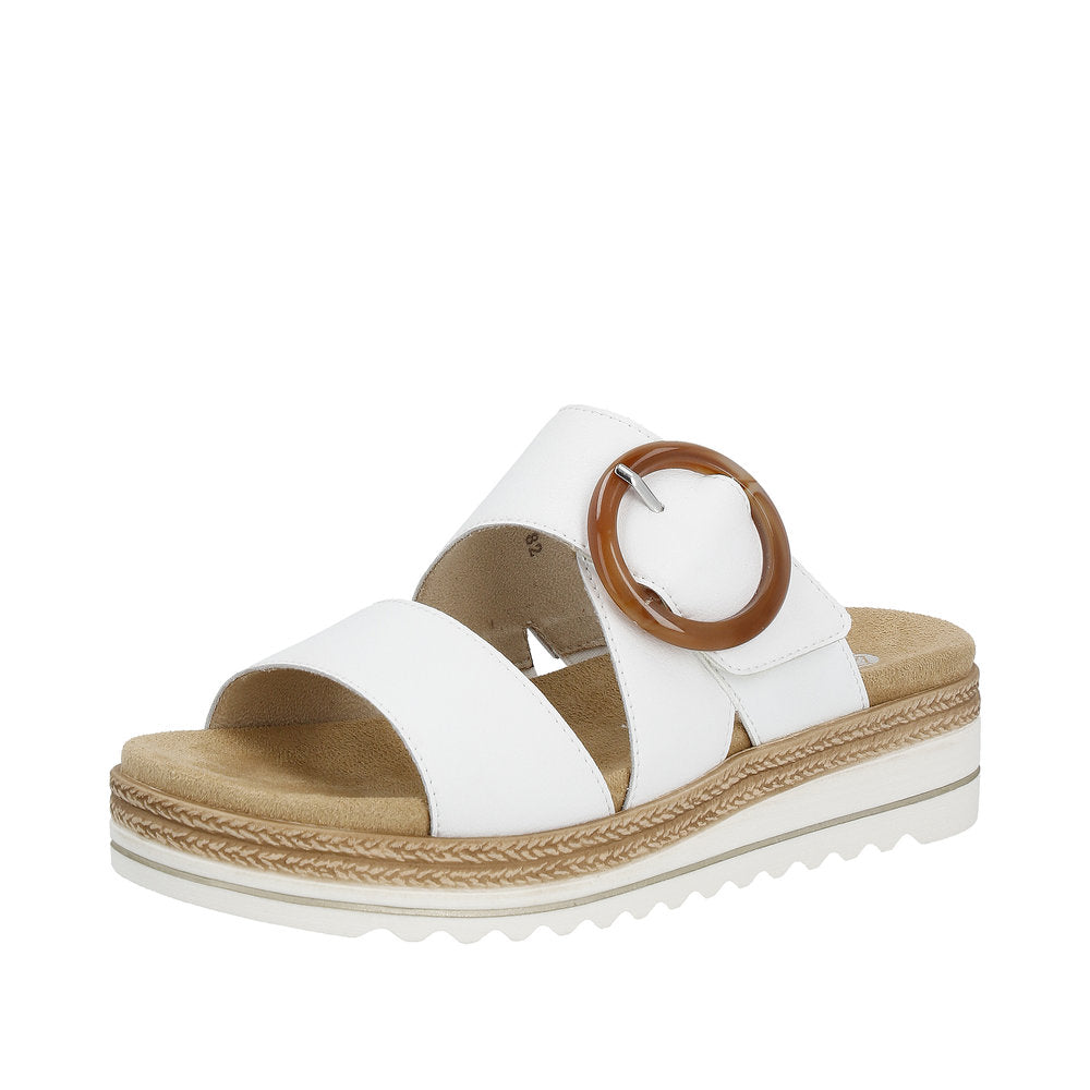 Remonte Women's sandals | Style D0Q51 Casual Mule - White