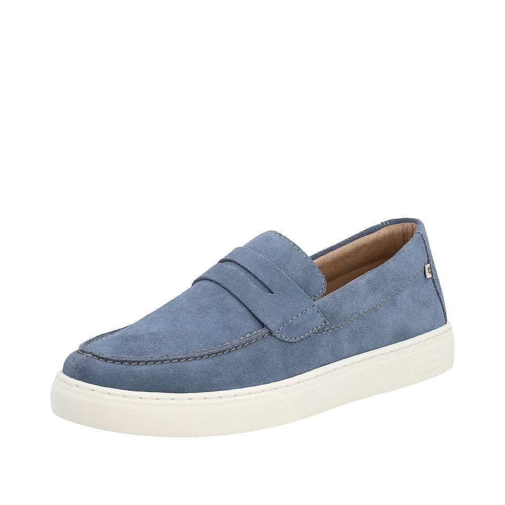 Rieker EVOLUTION Men's shoes | Style U0703 Casual Slip-on - Blue