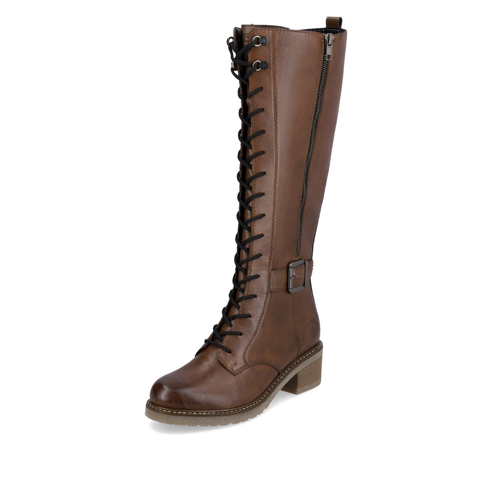 Remonte Leather Women's' Tall Boots| D1A74 Tall Boots - Brown
