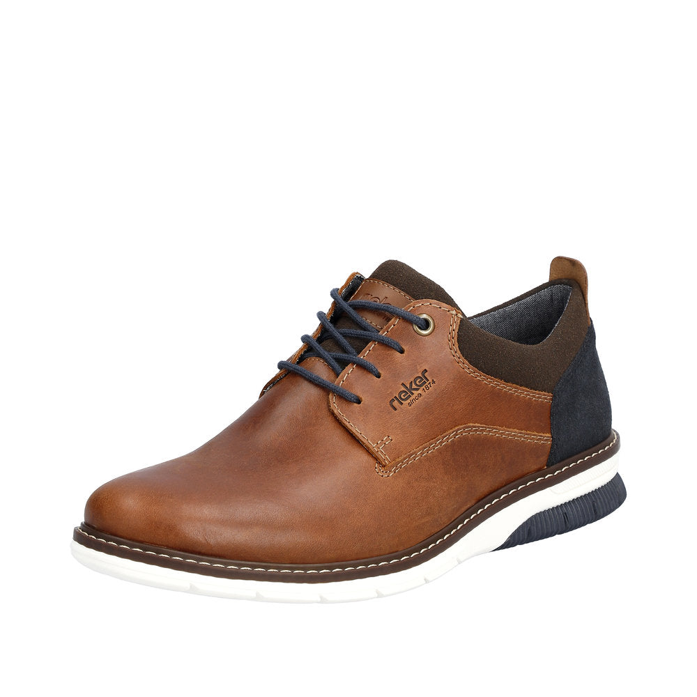 Rieker Men's shoes | Style 14405 Dress Lace-up - Brown
