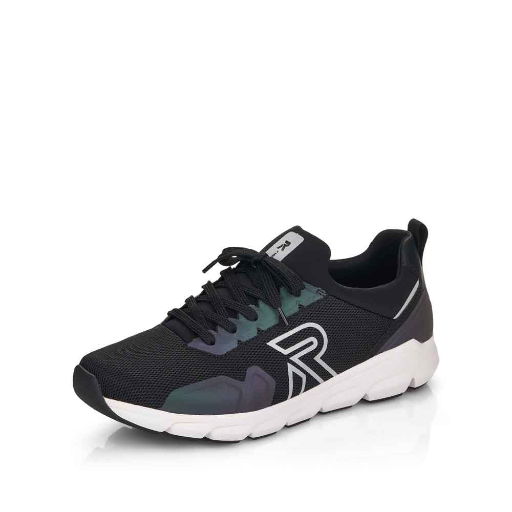 Rieker EVOLUTION Men's shoes | Style 07802 Athletic Lace-up - Black